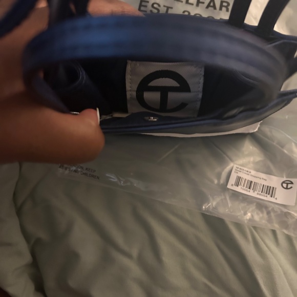 Cobalt Small Telfar Shopping Bag - Picture 6 of 12